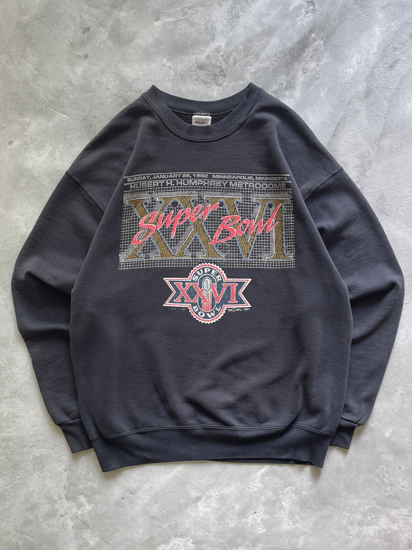 1992 Super Bowl Sweatshirt - 90s - L