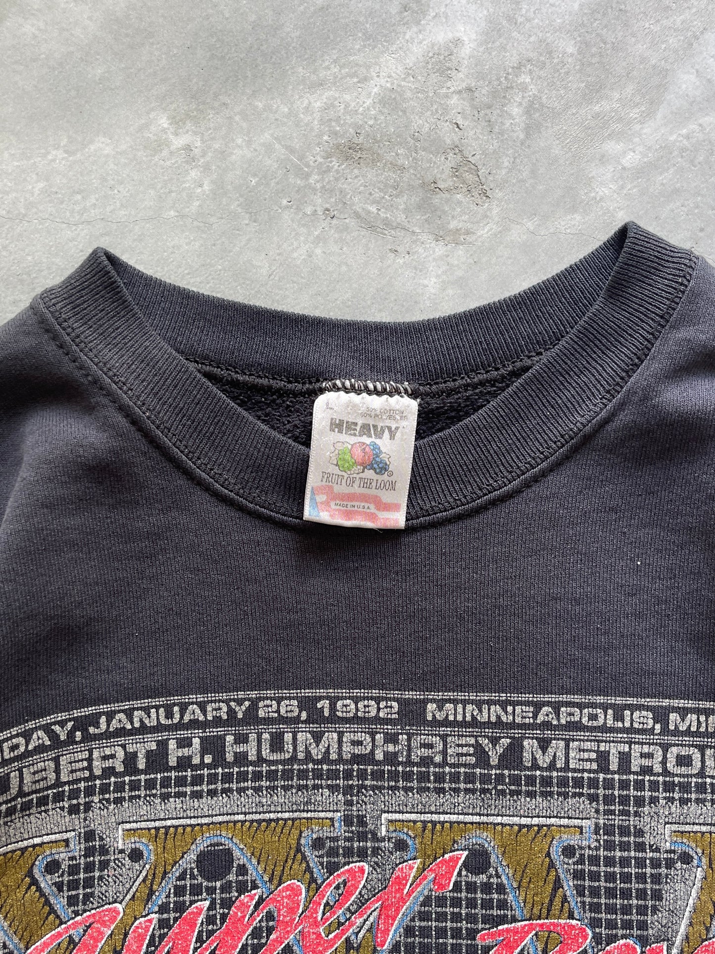 1992 Super Bowl Sweatshirt - 90s - L