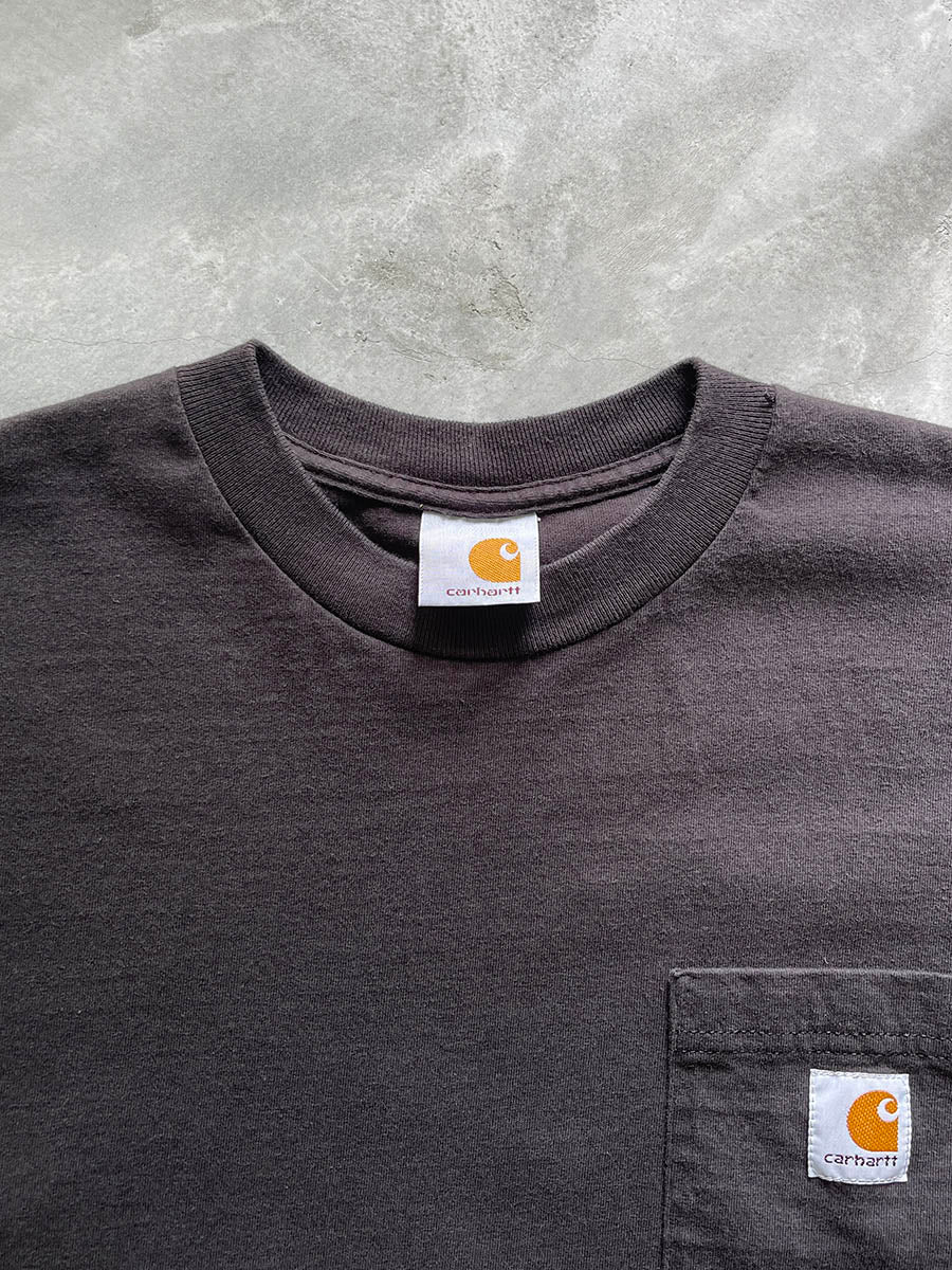 Black Carhartt Pocket T-Shirt - 90s - XL