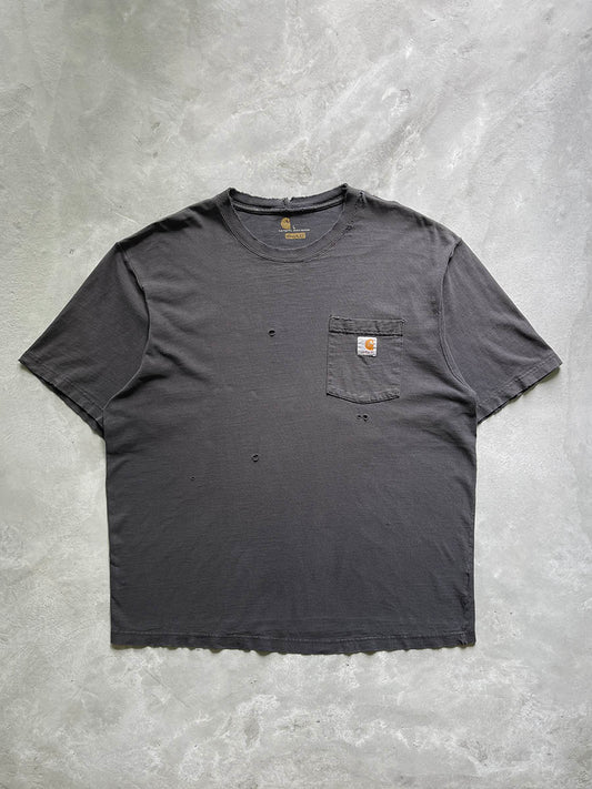 Sun Faded Carhartt Pocket T-Shirt - 00s - L