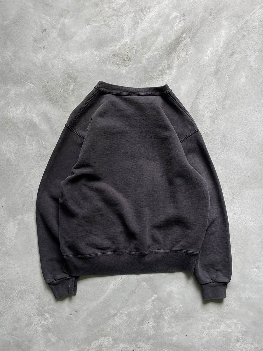 Sun Faded Black Champion Sweatshirt - 90s - Women's L